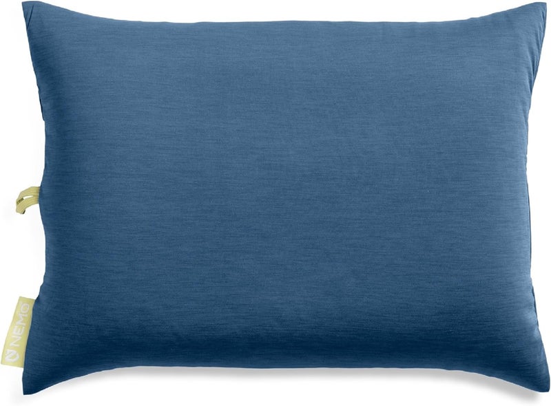 NEMO Equipment Fillo Elite Ultralight Backpacking Pillow - Blue Horizon/Citron - One Size - Image 1